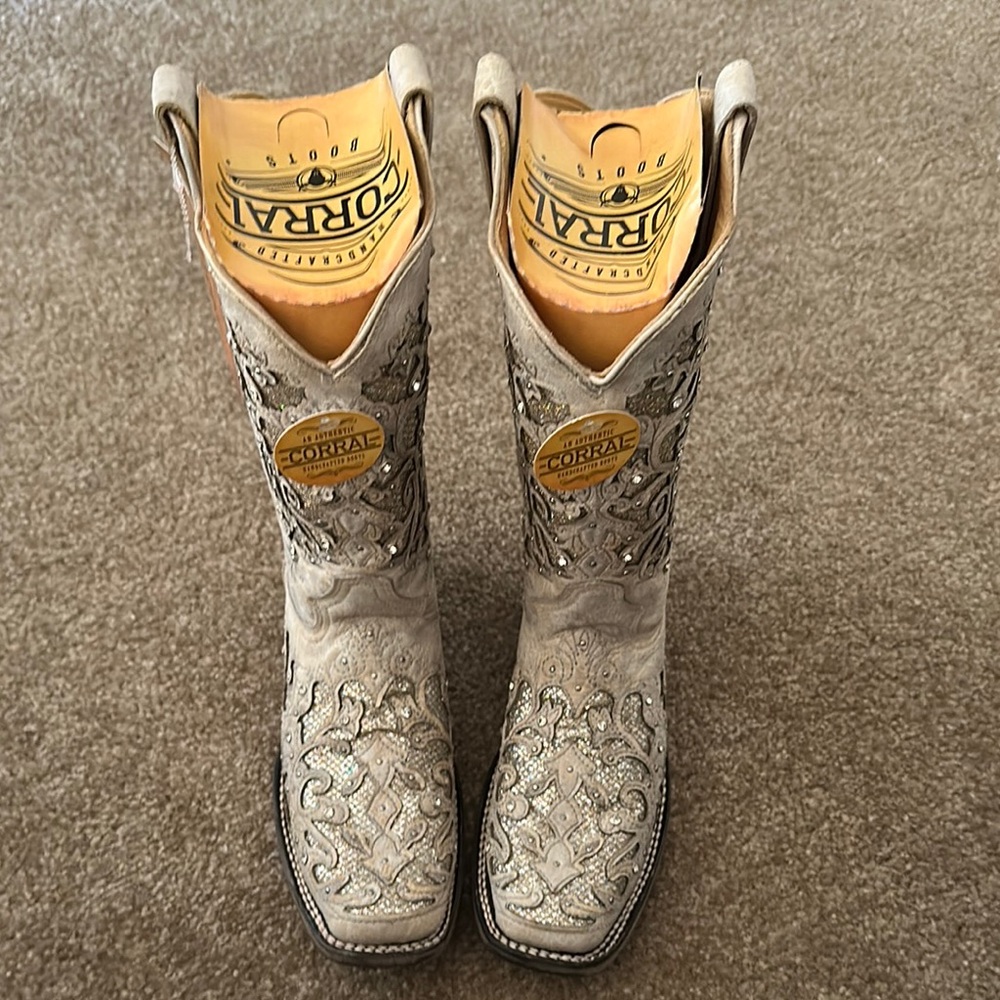 Corral Western Boots with Intricate Design